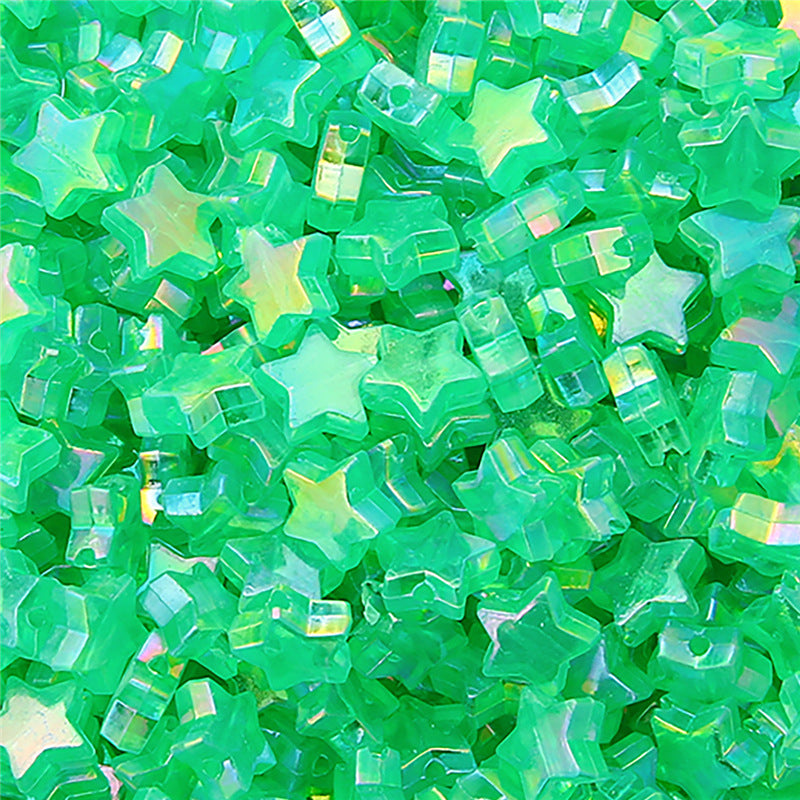 Wholesale 100PCS Five Point Star Acrylic Beads